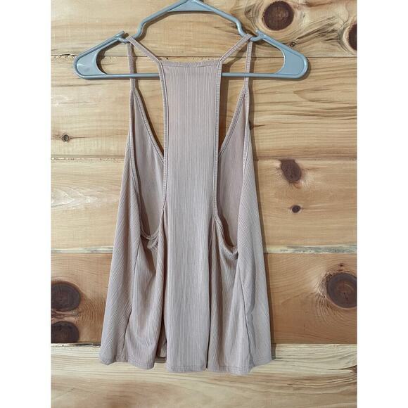 Intimately Free People women's flowy loose fit tank top. Tan. Size Small. - Picture 3 of 3